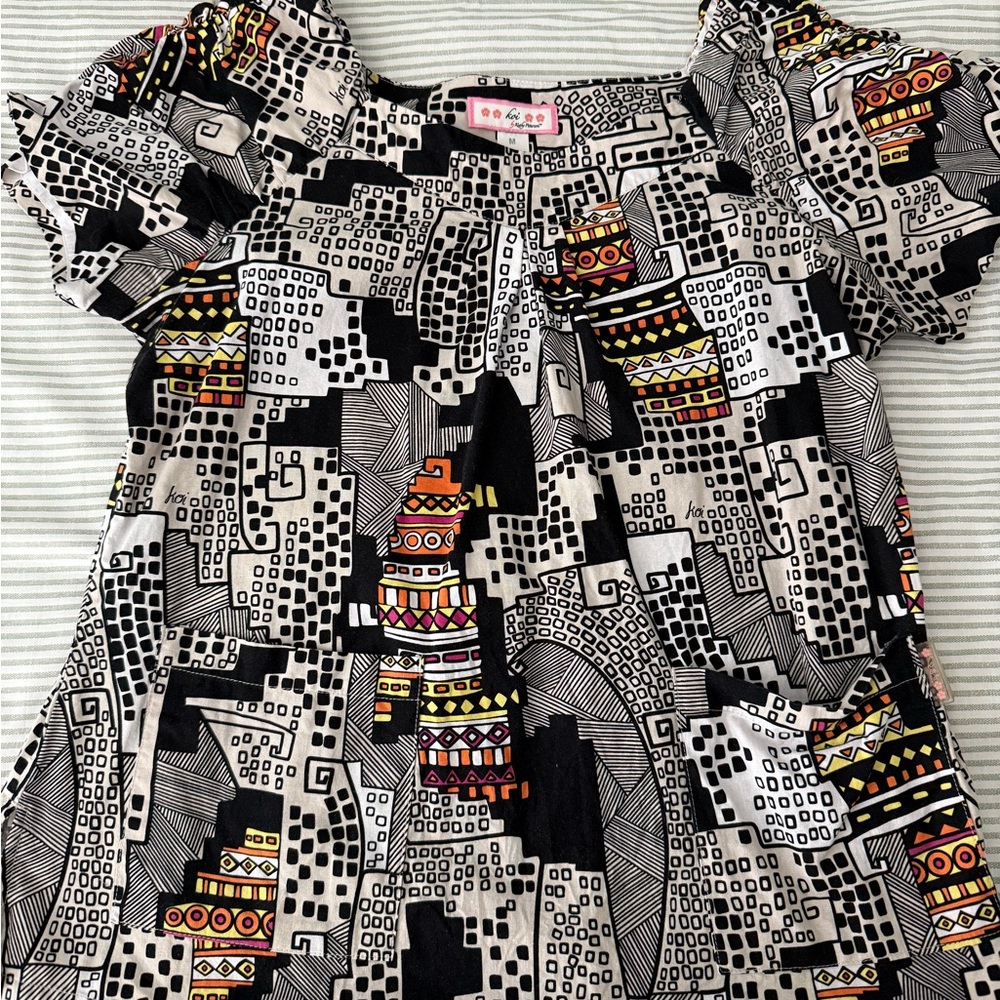 Geometric Patterned Dress